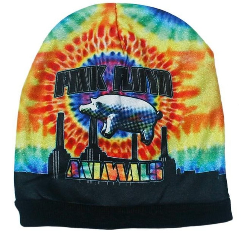 Pink Floyd Animals Knit Hat / Beanie ~ Tie-Dye ~ One Size Fits All ~ Brand New!